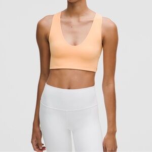 Lululemon Bend This Front to Back Bra Scoop and Cross Neck L/XL in rock melon